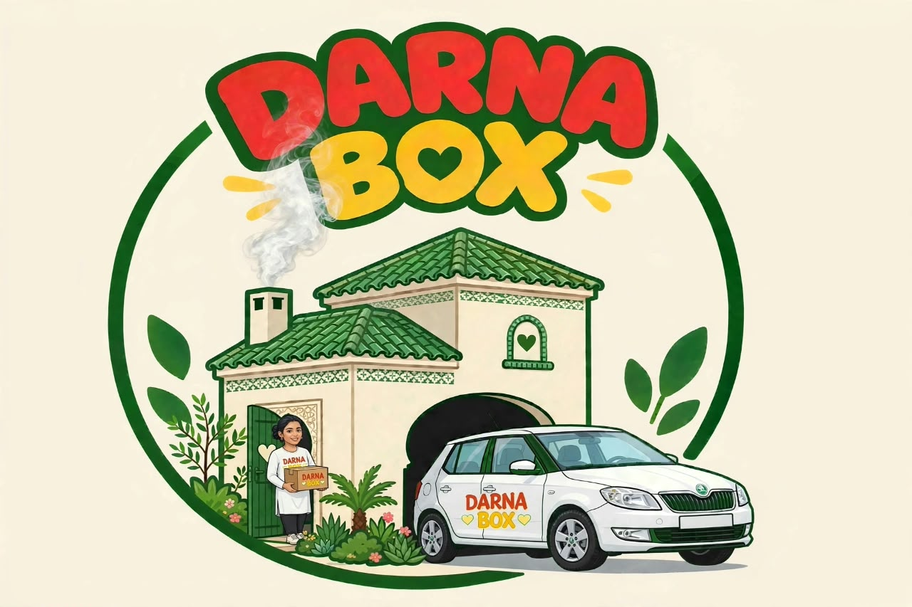 Darna Box, une maison marocaine et sa voiture de livraison